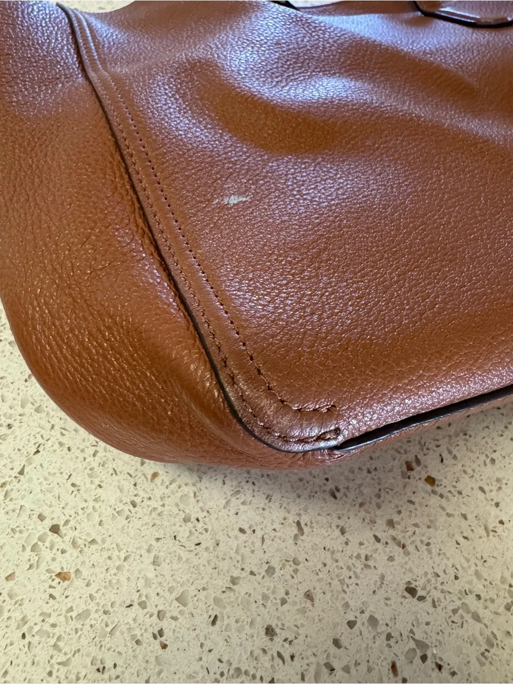 Tory Burch Blake Pebbled Leather Tote with Wristlet - Pre-Owned